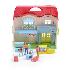 Игровой набор Кукольный домик с мебелью и фигурками IM435