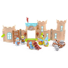 Игровой набор Кукольный замок с фигурками и катапультой IM426