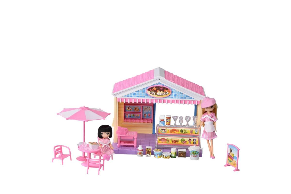 Игровой набор домик для куклы Кафе-мороженое IM373