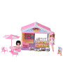 Игровой набор домик для куклы Кафе-мороженое IM373