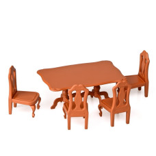 Игрушечная мебель Стол и стулья для куклы IF230