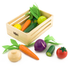 Развивающая игрушка деревянные овощи IF110