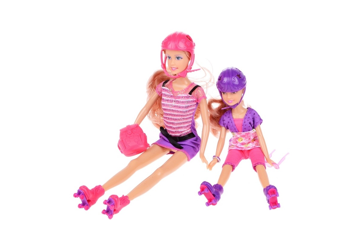 Куклы Люси мама и дочь на роликах ID76