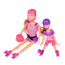Куклы Люси мама и дочь на роликах ID76