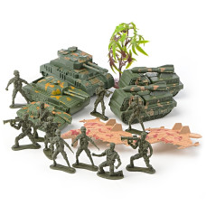 Игровой набор Солдатики с бронемашинами и танками ID255