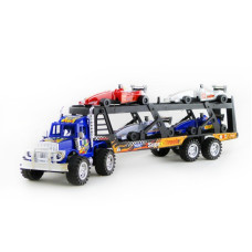 Игрушечный грузовик с платформой для машинок (упаковка) IM97B