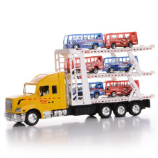 Игрушечный грузовик с платформой для машинок IM78D