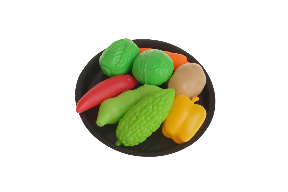 IR24 Игрушечные овощи и фрукты 8 шт.