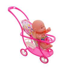 ID284 Кукла малыш с коляской
